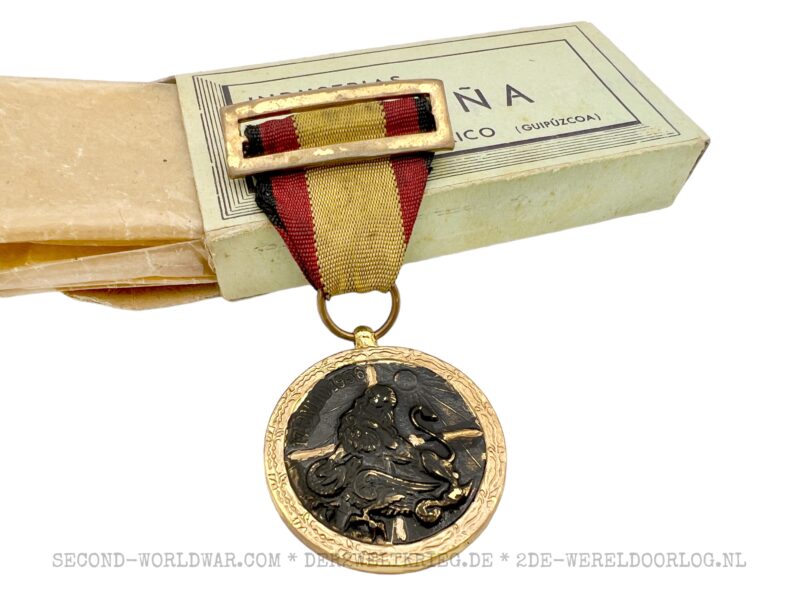 Medal for the Campaign of 1936-1939 (Spanish Civil War) boxed