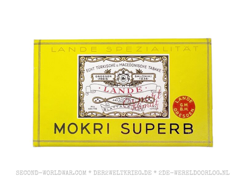 German Package of 12 cigarettes Lande Mokri Superb - Image 2