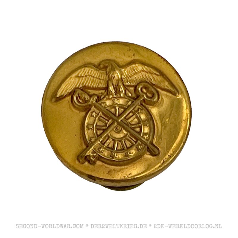 US Quartermaster Corps collar disc copper