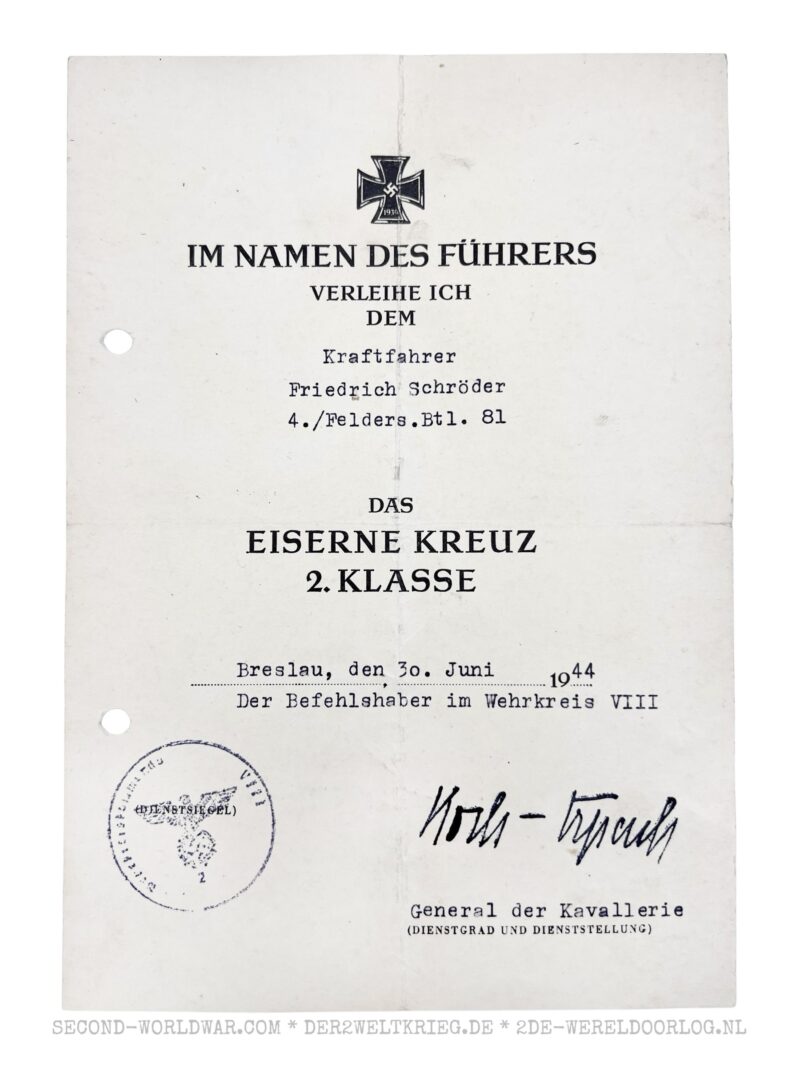 German grouping Friedrich Schröder - Image 7