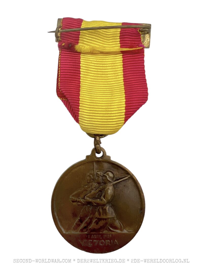 Spanish Civil War Victory Medal for Nationalists 1936-1939 - Image 2