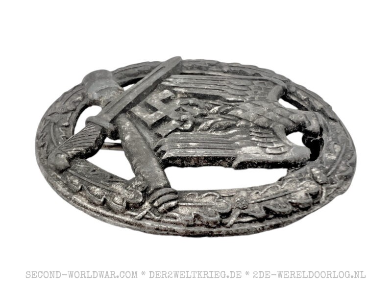 German General Assault Badge (Allgemeines Sturmabzeichen) silver class hollow Maybauer - Image 3