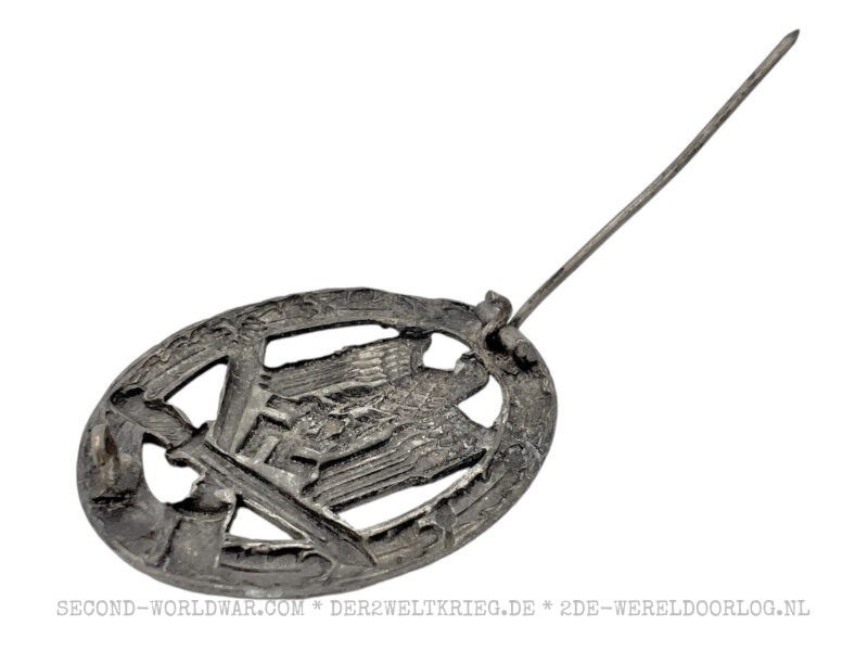 German General Assault Badge (Allgemeines Sturmabzeichen) silver class hollow Maybauer - Image 4