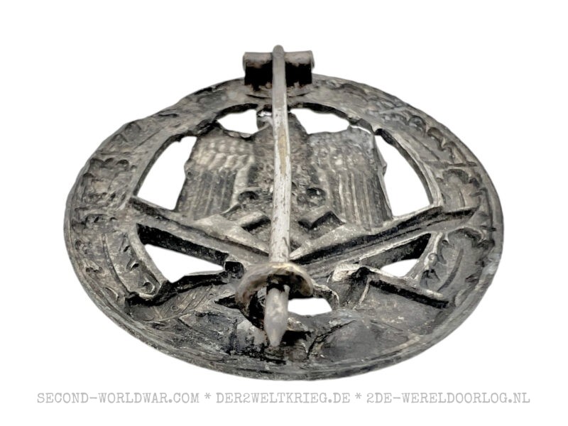 German General Assault Badge (Allgemeines Sturmabzeichen) silver class hollow Maybauer - Image 5