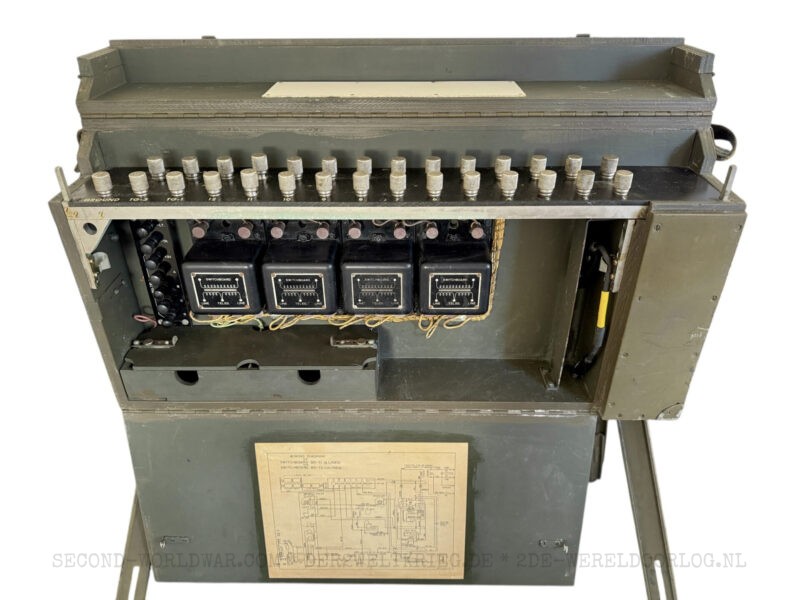 US Army Signal Corps BD-72 Field Telephone Switchboard - Image 9