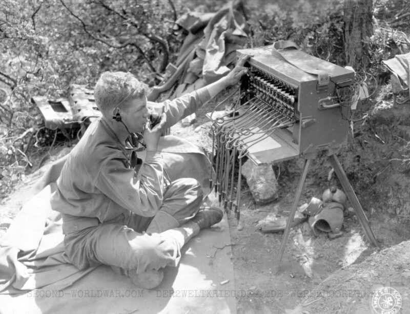 US Army Signal Corps BD-72 Field Telephone Switchboard - Image 19