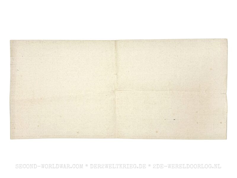 Dutch food ration coupon table KA 411-412 1944 - Image 2