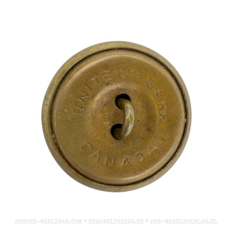 Canadian uniform button brass - Image 2