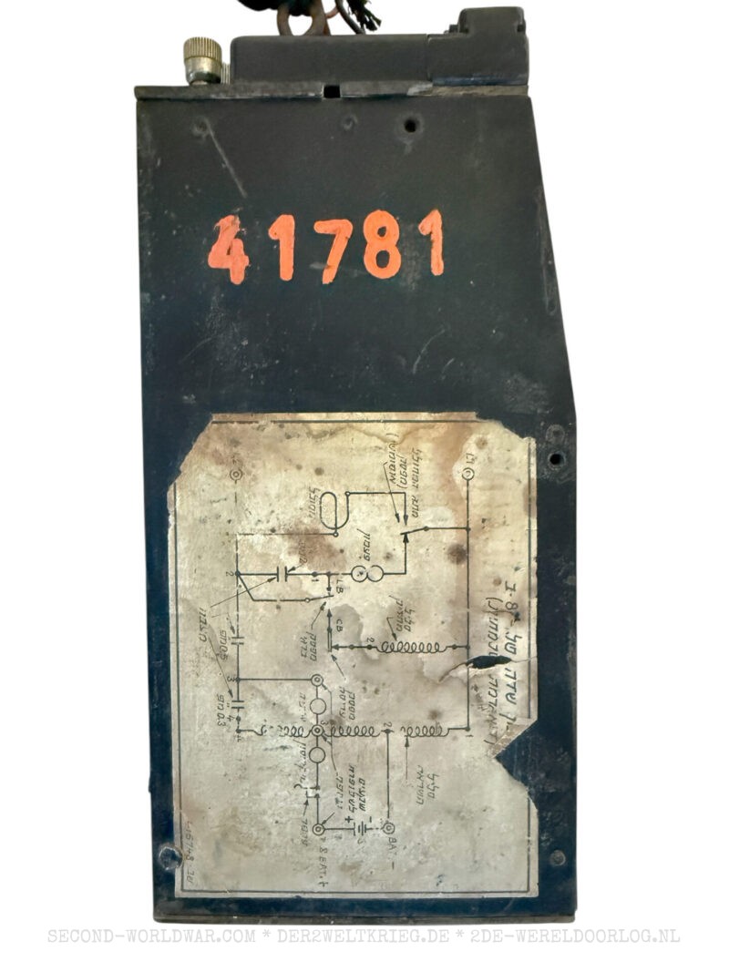 US Army Signal Corps EE-8-B field phone in leather case - Image 6