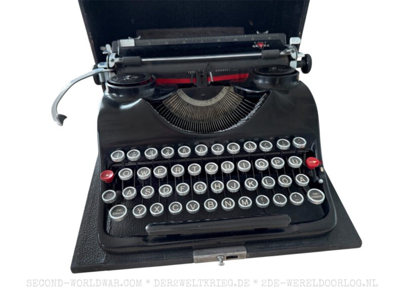 German Groma N typewriter with case Waffen-SS 1942