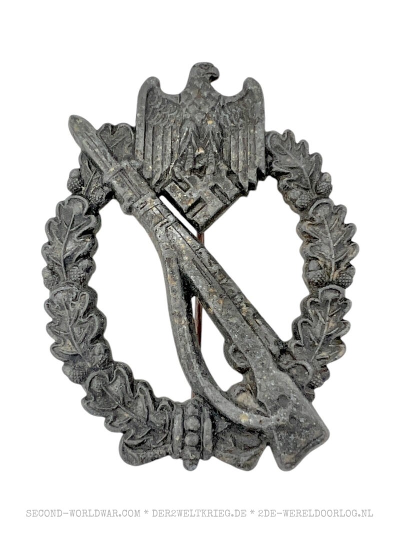 German Infantry Assault Badge (Infanterie Sturmabzeichen) silver class B.S.W.