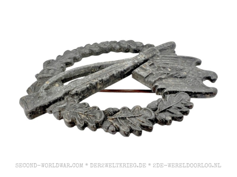 German Infantry Assault Badge (Infanterie Sturmabzeichen) silver class B.S.W. - Image 3