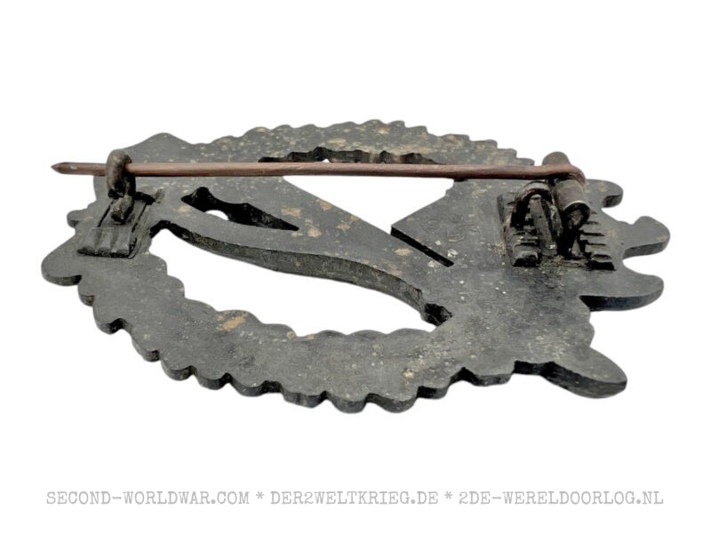 German Infantry Assault Badge (Infanterie Sturmabzeichen) silver class B.S.W. - Image 4