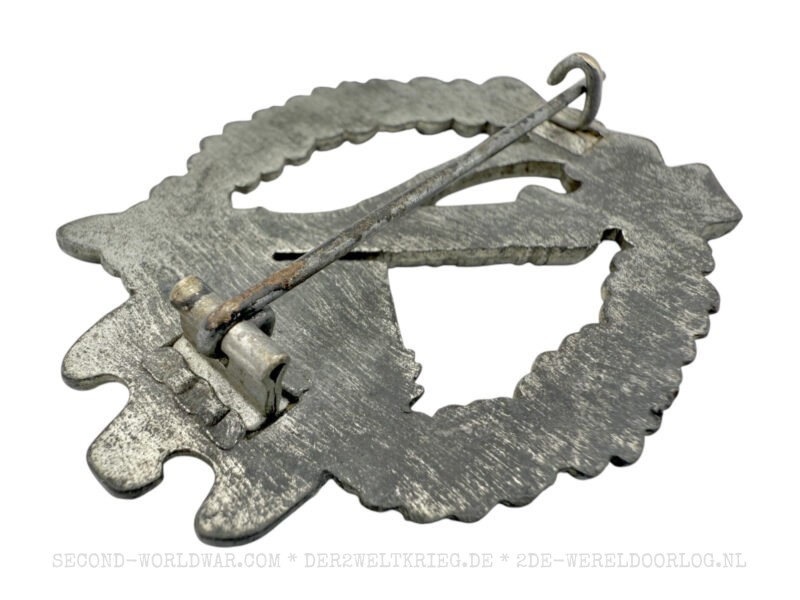 German Infantry Assault Badge (Infanterie Sturmabzeichen) silver class Gottlieb & Wagner - Image 4