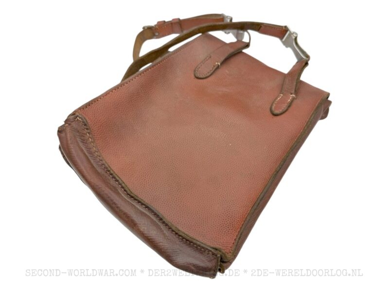 German brown leather map case - Image 2