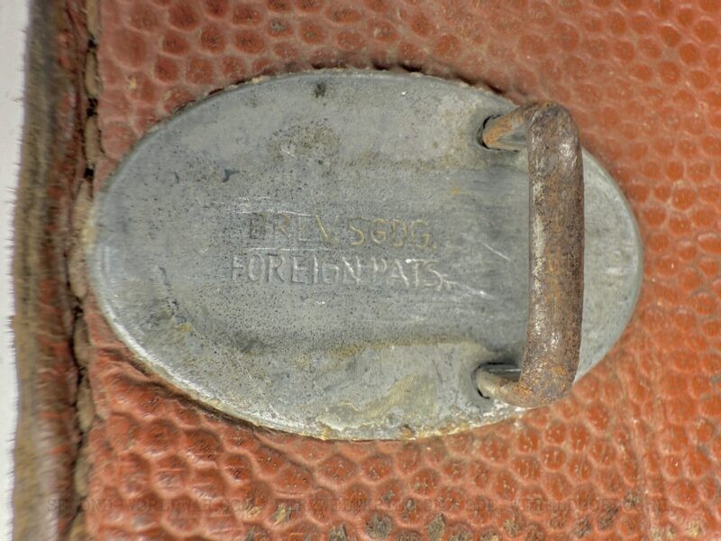 German brown leather map case - Image 5