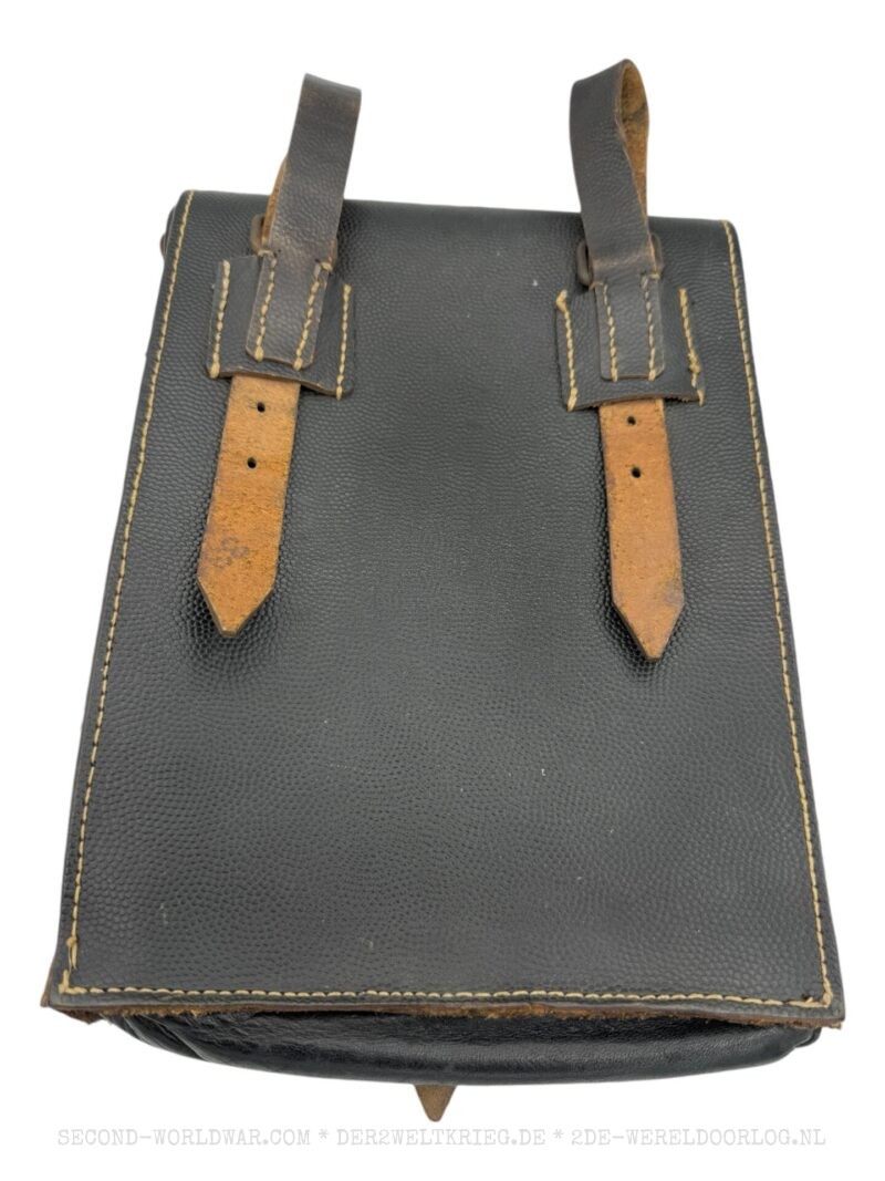 German black leather map case - Image 2