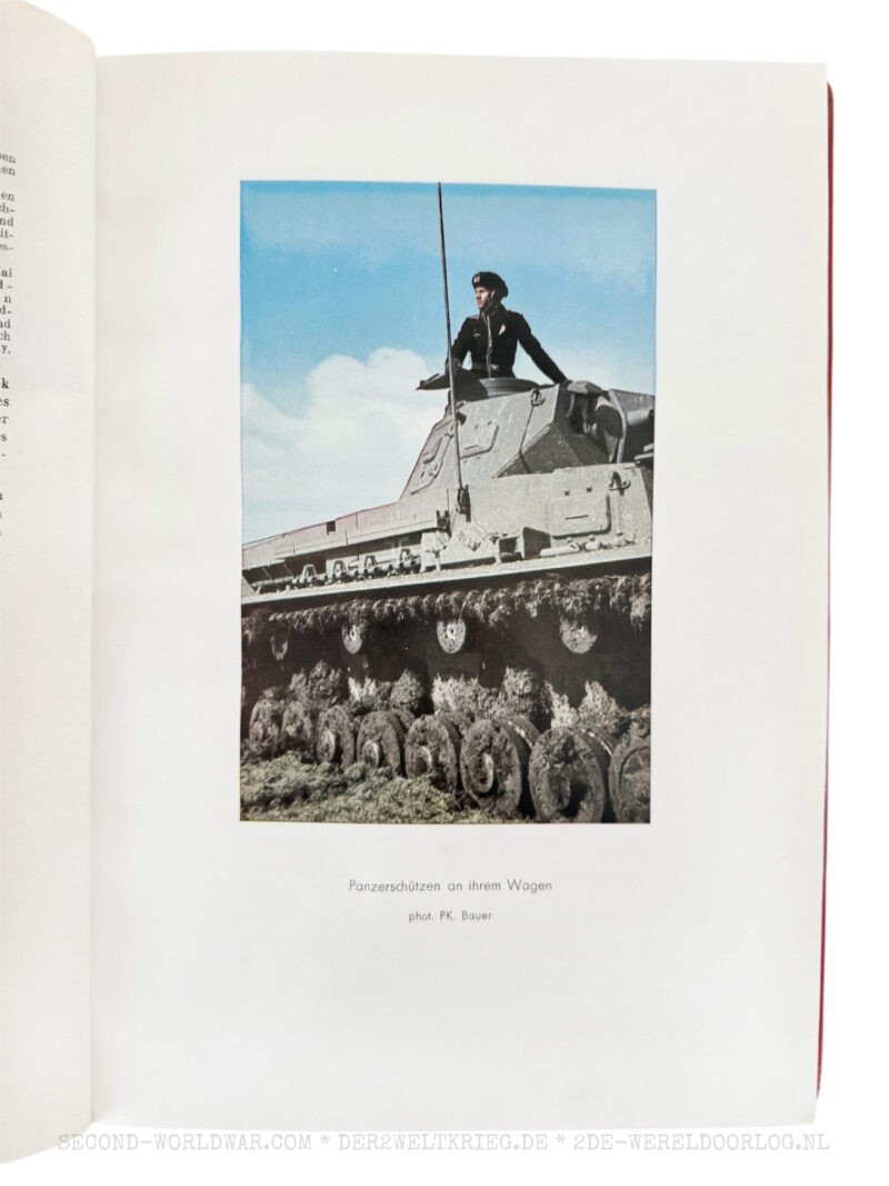 Der Kampf im Westen hardcover book (red) with 100 stereo photographs and glasses - Image 5