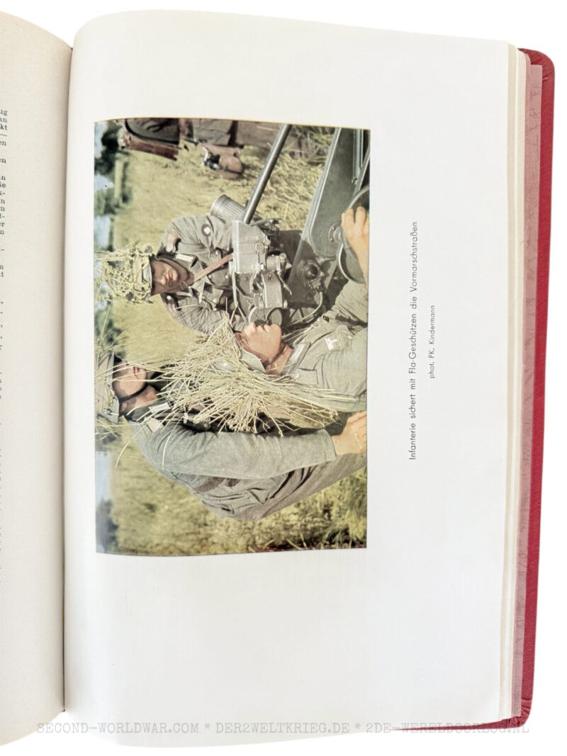 Der Kampf im Westen hardcover book (red) with 100 stereo photographs and glasses - Image 6