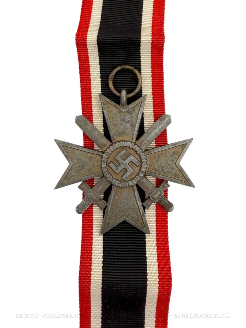 German War Merit Cross (Kriegsverdienstkreuz) 2nd class with swords zinc 45