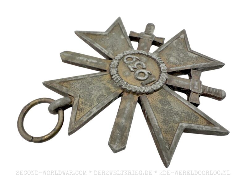 German War Merit Cross (Kriegsverdienstkreuz) 2nd class with swords zinc 45 - Image 4