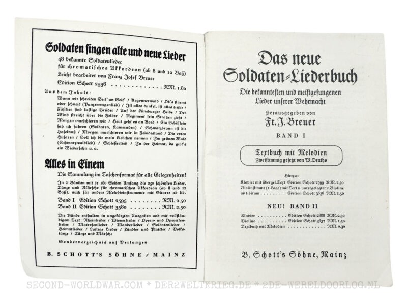 German song booklets 'Das Neue Soldaten Liederbuch' 1, 2, 3 - Image 3