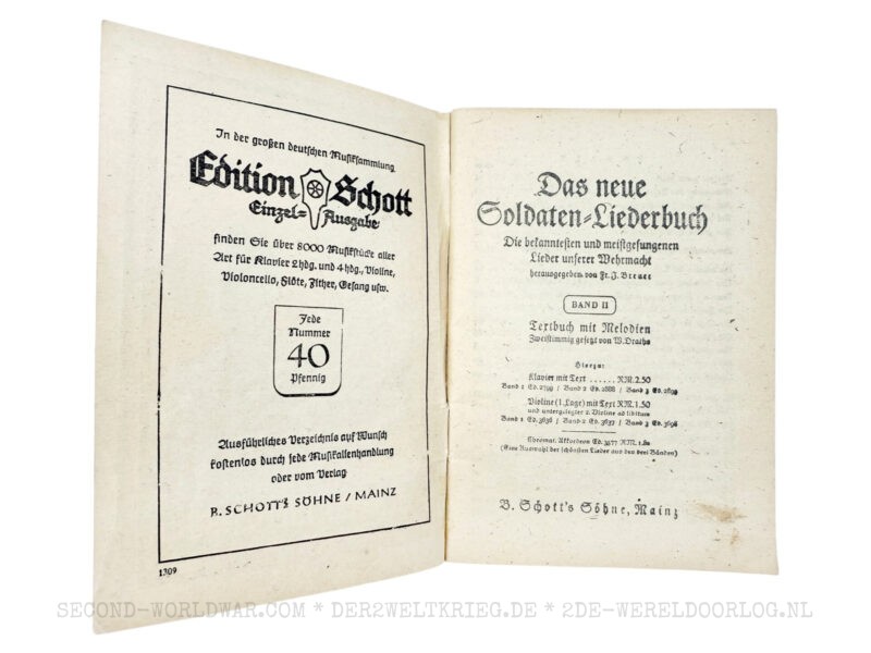 German song booklets 'Das Neue Soldaten Liederbuch' 1, 2, 3 - Image 4