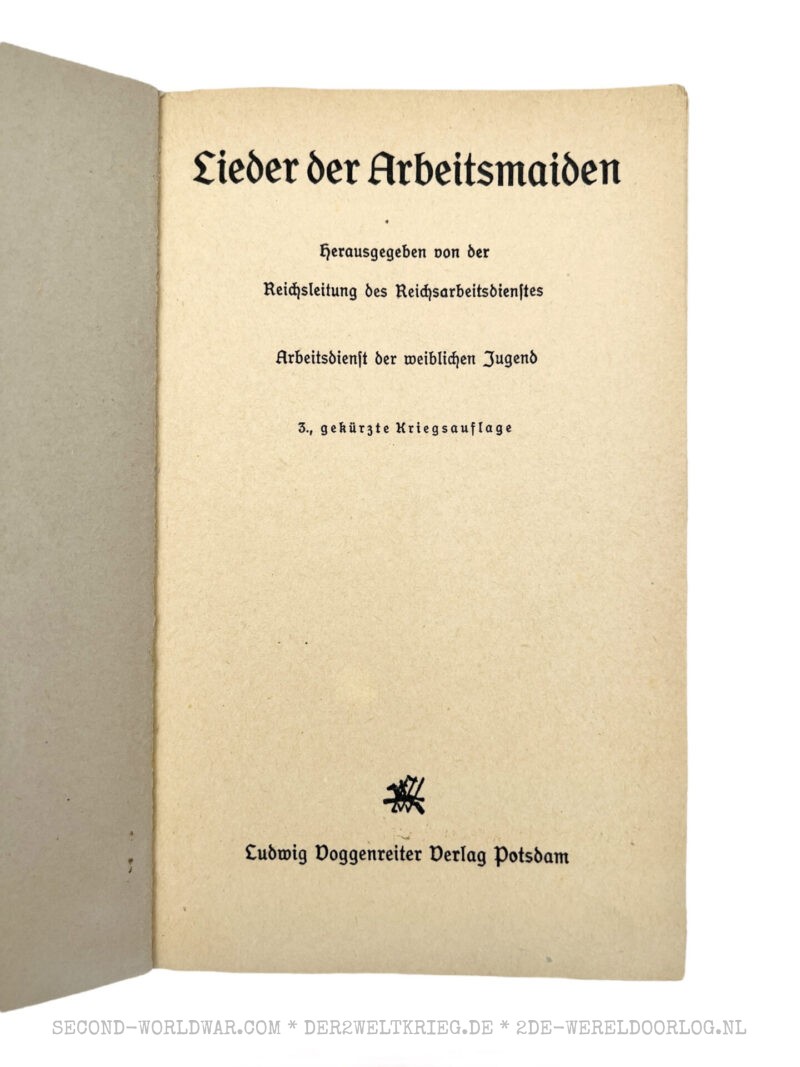 Lieder der Arbeitsmaiden (Songs of the Workmaids) 1943 - Image 3