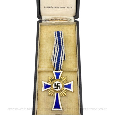 Cross of Honour of the German Mother (Mutterkreuz) with case R. Hauschild