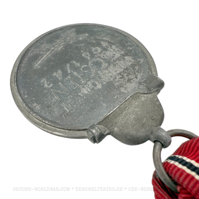 German Eastern Front Medal (Winterschlacht im Osten) 60 with issue pouch - Image 4