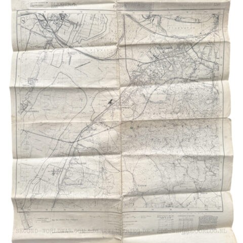 German Navigation Map Podejuch / Stettin 1936