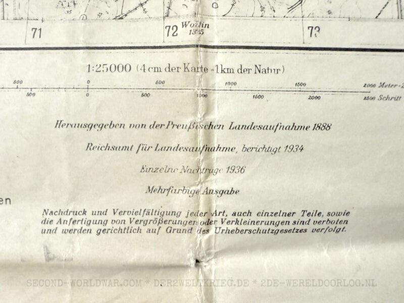 German Navigation Map Podejuch / Stettin 1936 - Image 4