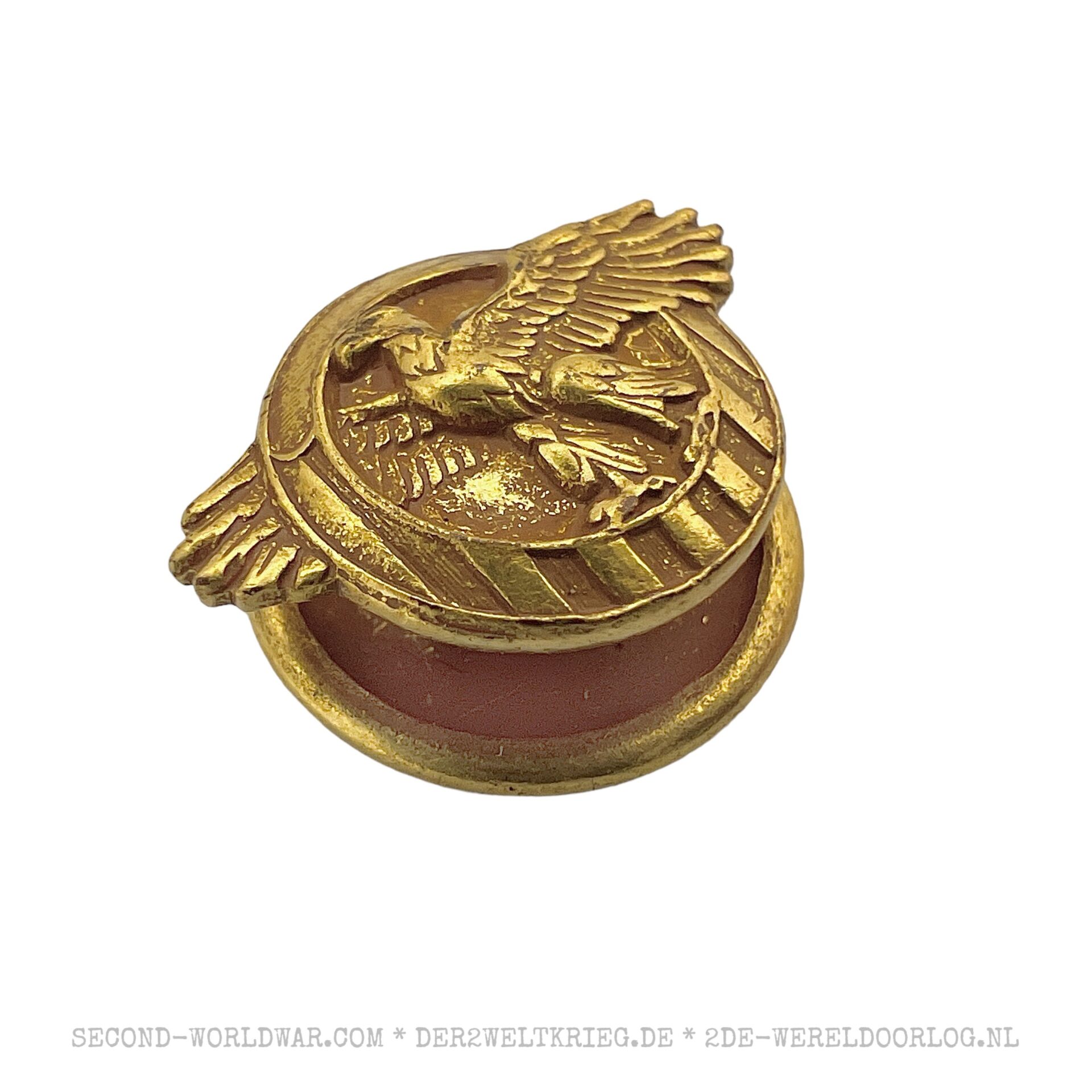 US Honorable Service Lapel Button ‘Ruptured Duck’ gilt brass - Second ...