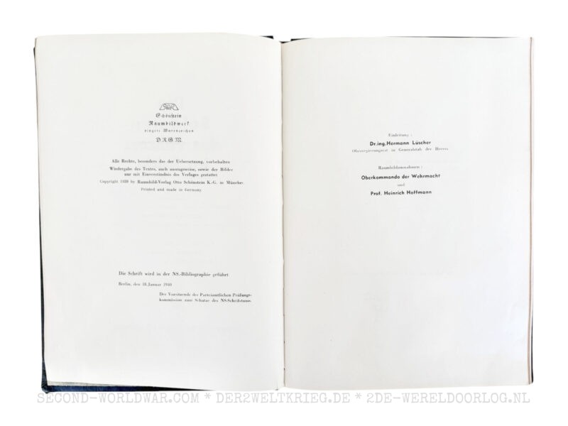 Die Soldaten des Führers im Felde hardcover book (blue) with 100 stereo photographs and glasses - Image 4