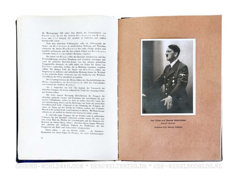 Die Soldaten des Führers im Felde hardcover book (blue) with 100 stereo photographs and glasses - Image 5