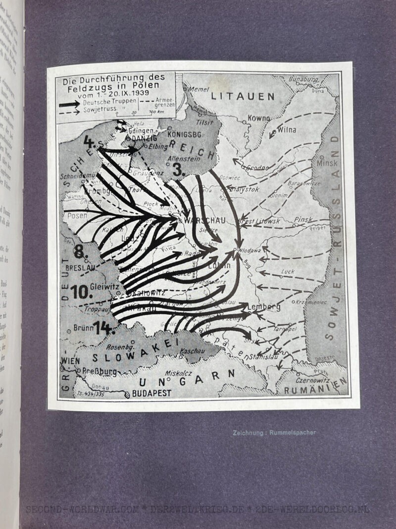 Die Soldaten des Führers im Felde hardcover book (green) with 100 stereo photographs and glasses - Image 8