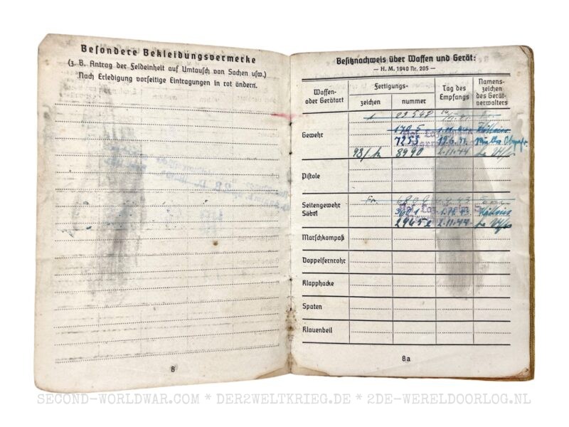 Wehrmacht Soldbuch 1944 - Image 7