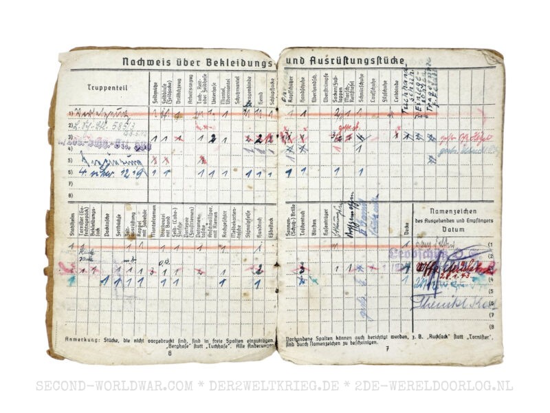 Wehrmacht Soldbuch with French certificate of discharge - Image 3