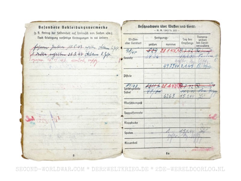 Wehrmacht Soldbuch with French certificate of discharge - Image 4