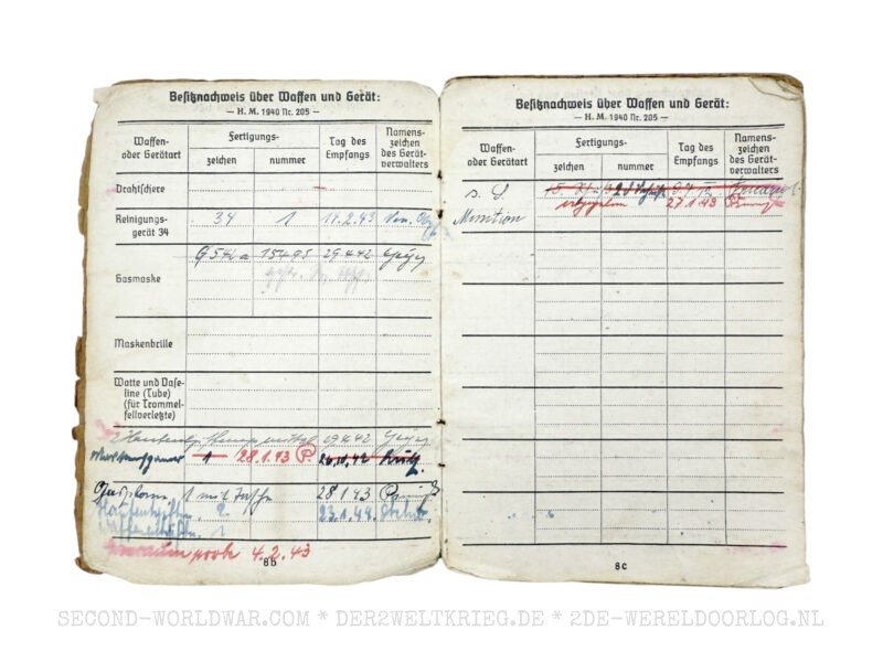 Wehrmacht Soldbuch with French certificate of discharge - Image 5