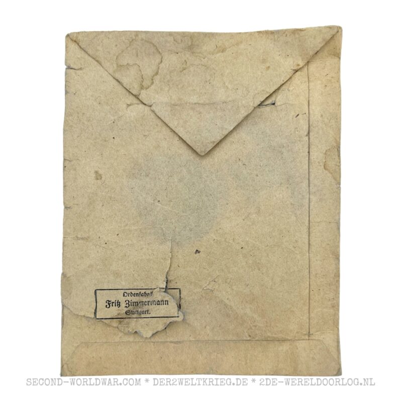 German Iron Cross 2nd class pouch of issue Zimmermann - Image 2