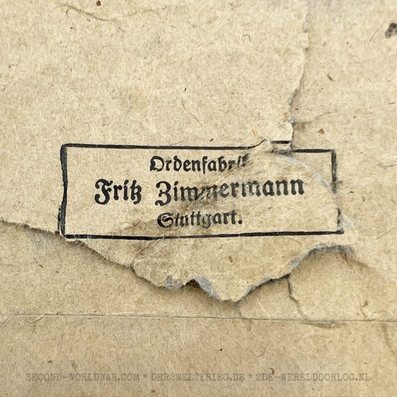 German Iron Cross 2nd class pouch of issue Zimmermann - Image 4