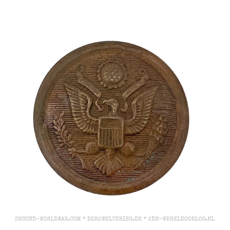 US Army uniform button bronze