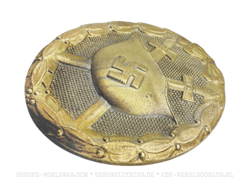 German Wound Badge gold L/14 with LDO case - Image 6