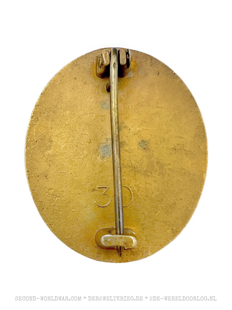 German Wound Badge gold 30 with Hauptmünzamt case - Image 7