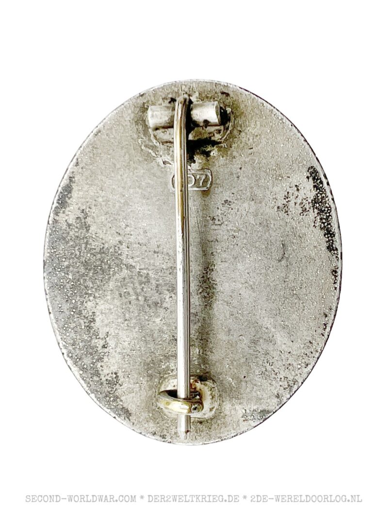 German Wound Badge silver 107 - Image 2