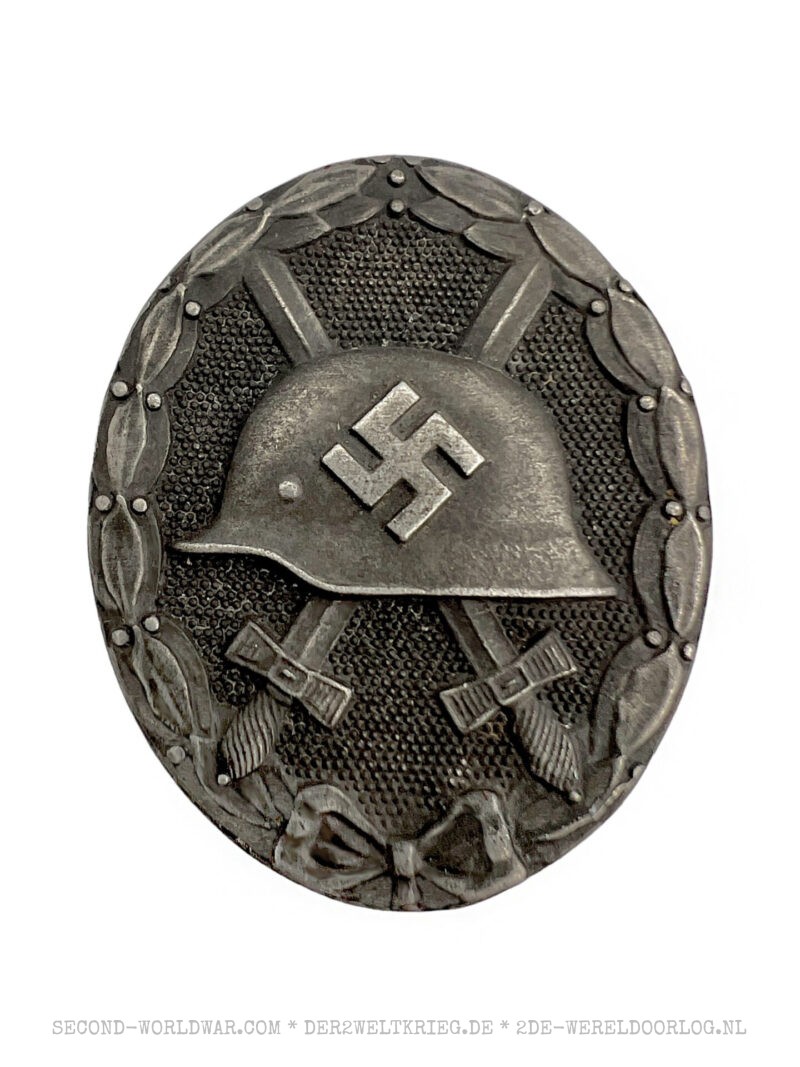 German Wound Badge silver 30 with case - Image 2