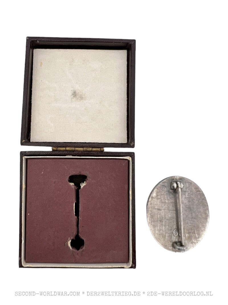 German Wound Badge silver 65 with case - Image 6