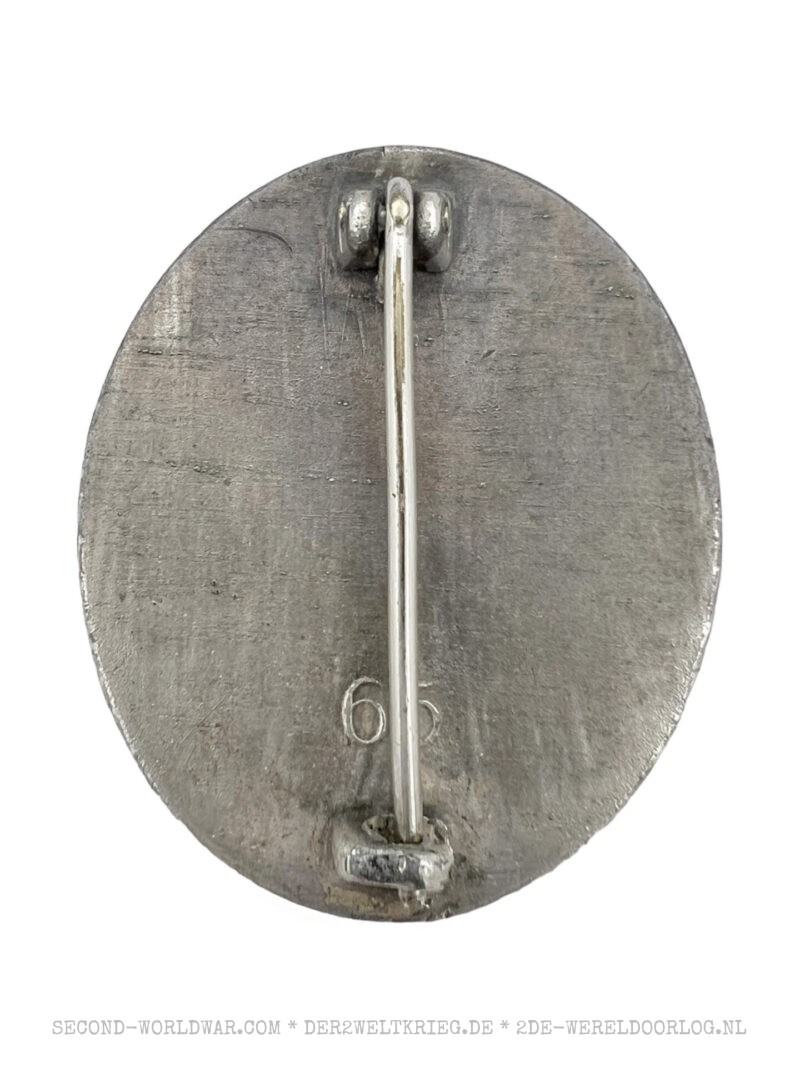 German Wound Badge silver 65 with case - Image 3