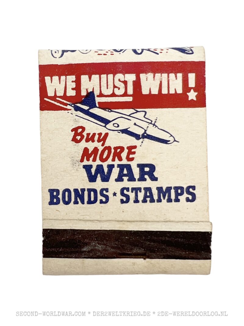 US Matchbook 'Buy more War Bonds' - Image 2